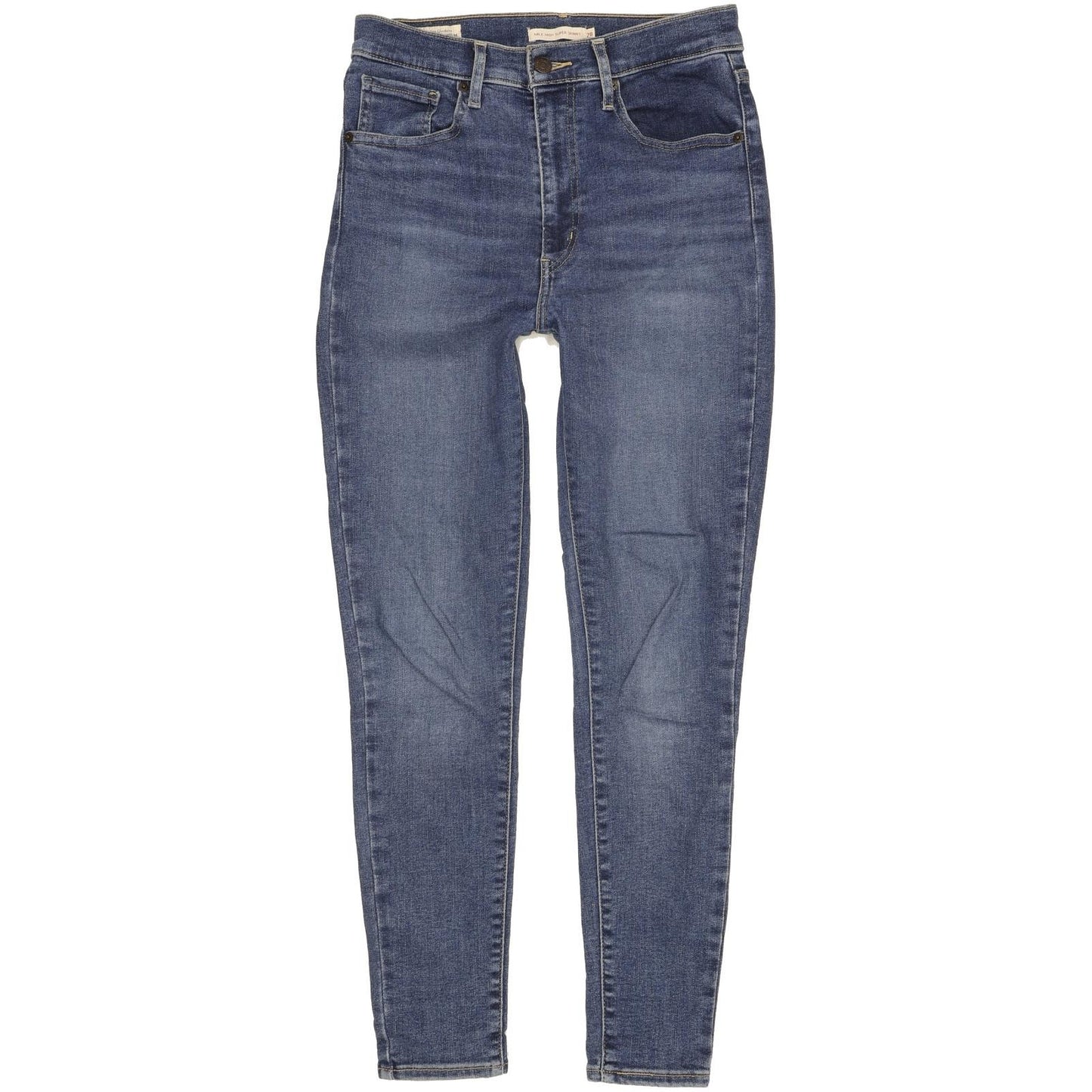 Levi's Mile Blue Skinny Slim Stretch Jeans High Waisted W28 L28