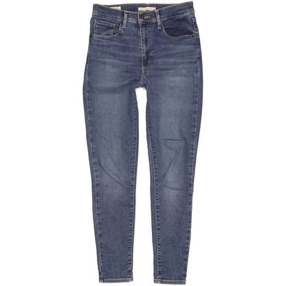 Levi's Mile Blue Skinny Slim Stretch Jeans High Waisted W28 L28