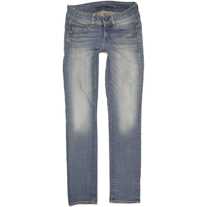 G-Star Midge Saddle Women Blue Straight Slim Stretch Jeans W29 L34
