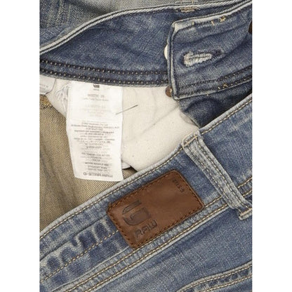 G-Star Midge Saddle Women Blue Straight Slim Stretch Jeans W29 L34