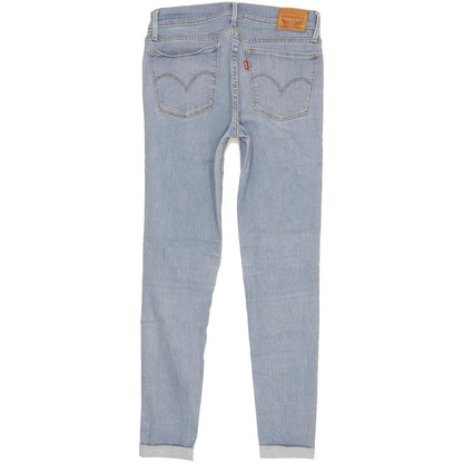 Levi's 710 Super Women Blue Skinny Slim Stretch Jeans W29 L28