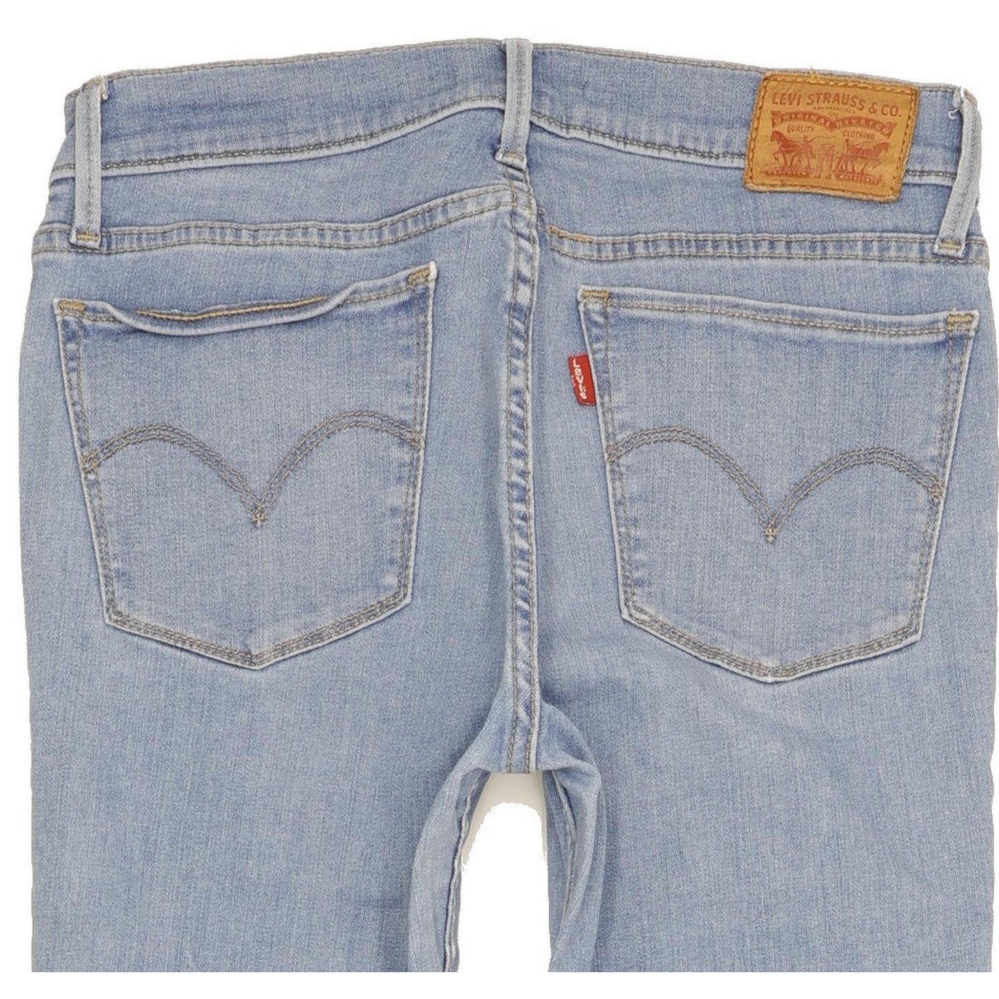 Levi's 710 Super Women Blue Skinny Slim Stretch Jeans W29 L28