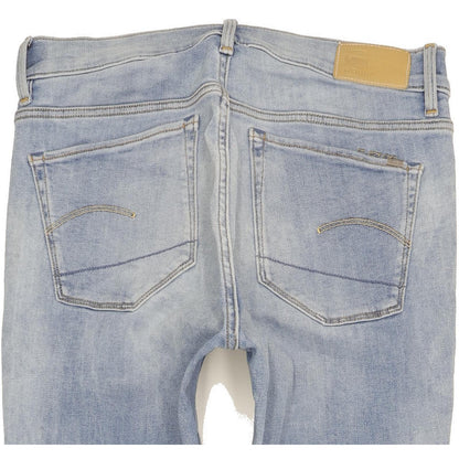 G-Star 3301 Women Blue Skinny Slim Stretch Jeans W28 L34