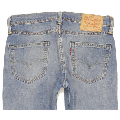 Levi's 511 Men Blue Straight Slim Stretch Jeans W30 L31