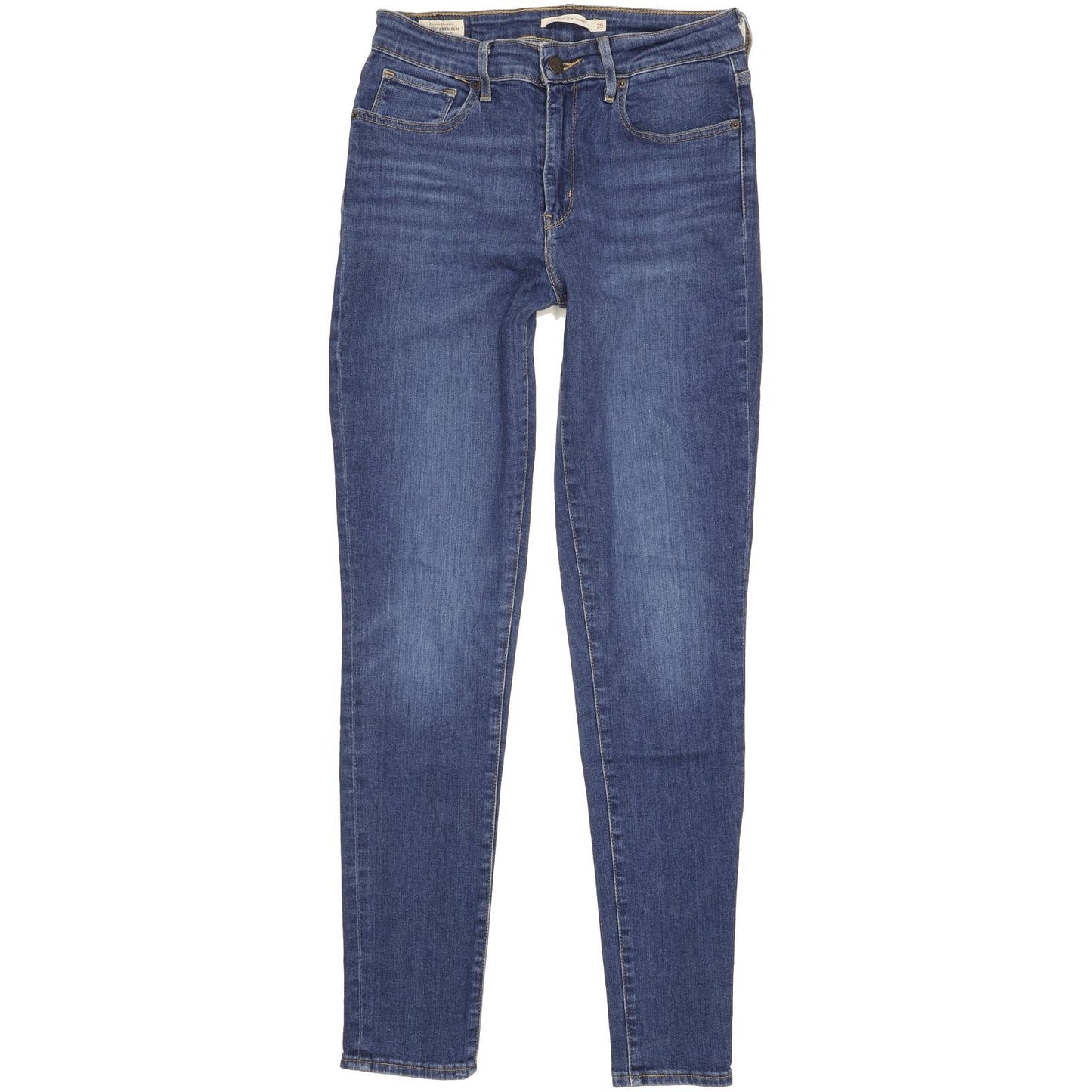 Levi's 721 Blue Skinny Slim Stretch Jeans High Waisted W29 L31