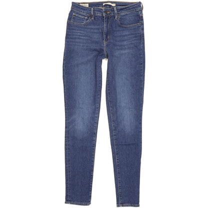 Levi's 721 Blue Skinny Slim Stretch Jeans High Waisted W29 L31