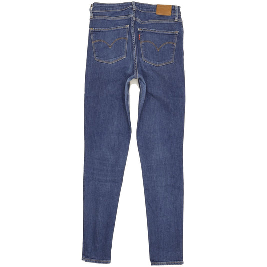 Levi's 721 Blue Skinny Slim Stretch Jeans High Waisted W29 L31