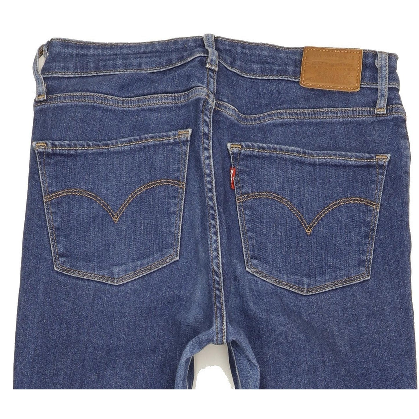 Levi's 721 Blue Skinny Slim Stretch Jeans High Waisted W29 L31