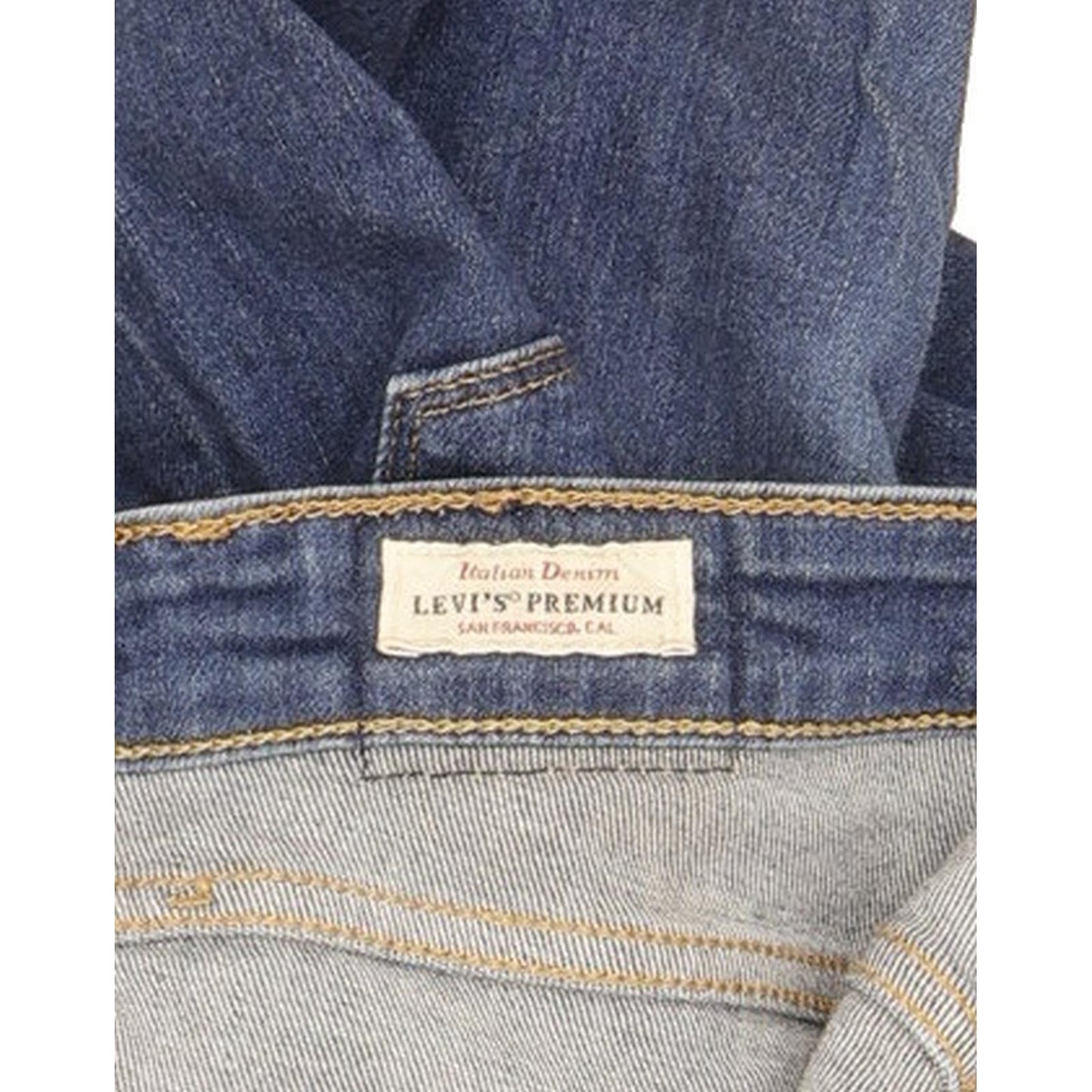 Levi's 721 Blue Skinny Slim Stretch Jeans High Waisted W29 L31