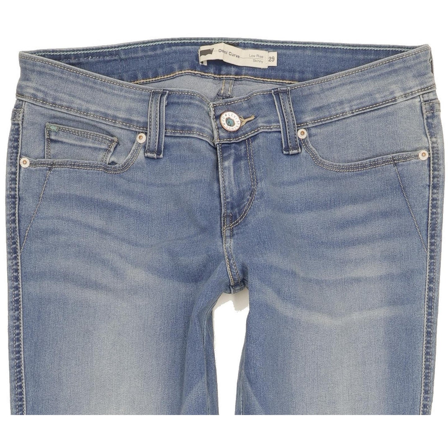 Levi's Demi Curve Women Blue Skinny Slim Stretch Jeans W29 L31