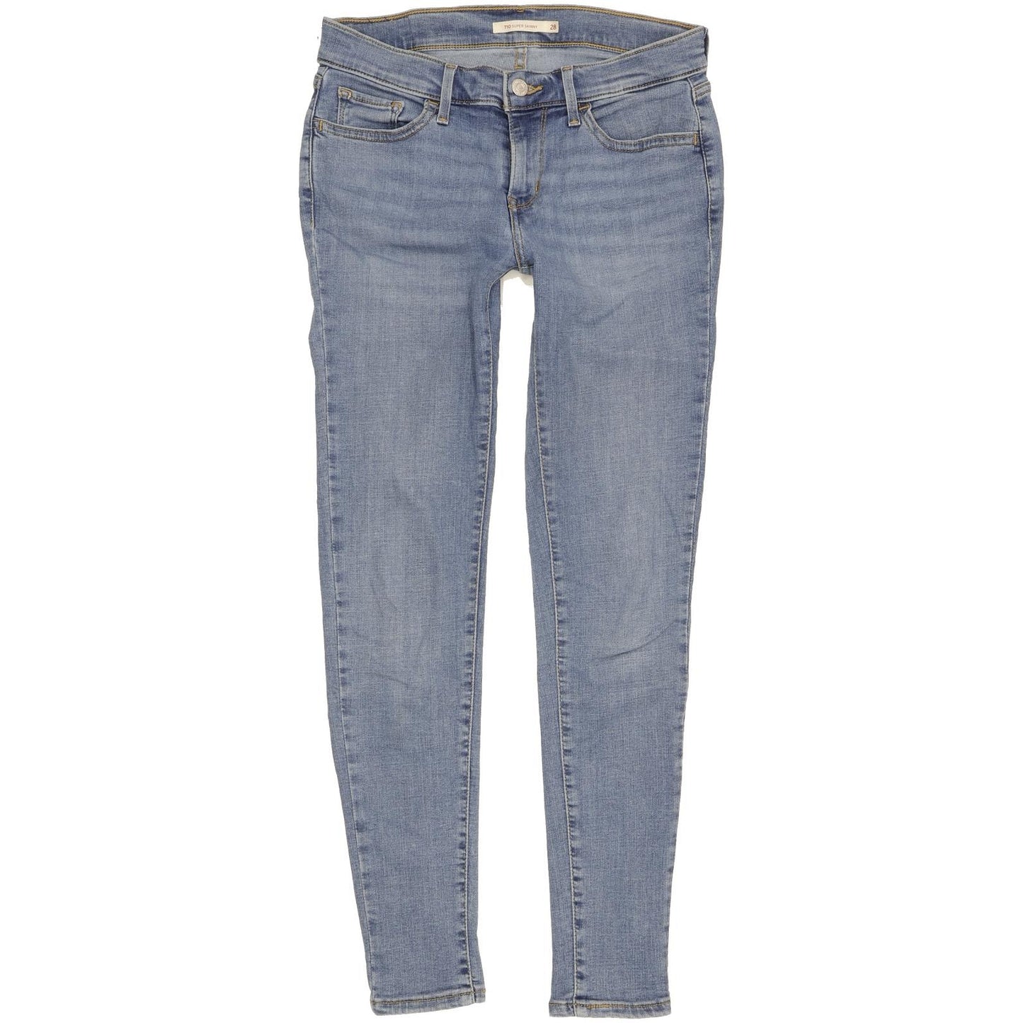 Levi's 710 Super Women Blue Skinny Slim Stretch Jeans W28 L29