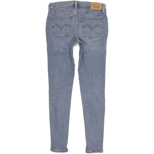 Levi's 710 Super Women Blue Skinny Slim Stretch Jeans W28 L29