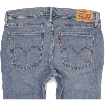 Levi's 710 Super Women Blue Skinny Slim Stretch Jeans W28 L29