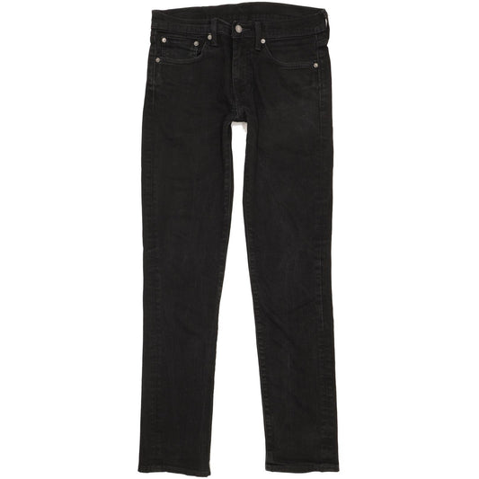 Levi's 511 Men Black Straight Slim Stretch Jeans W31 L33