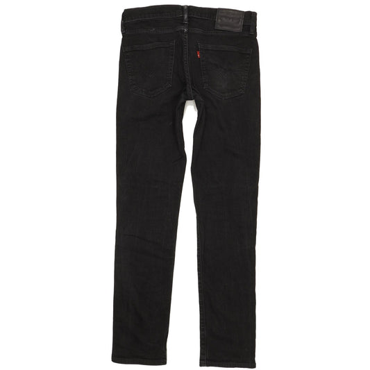 Levi's 511 Men Black Straight Slim Stretch Jeans W31 L33