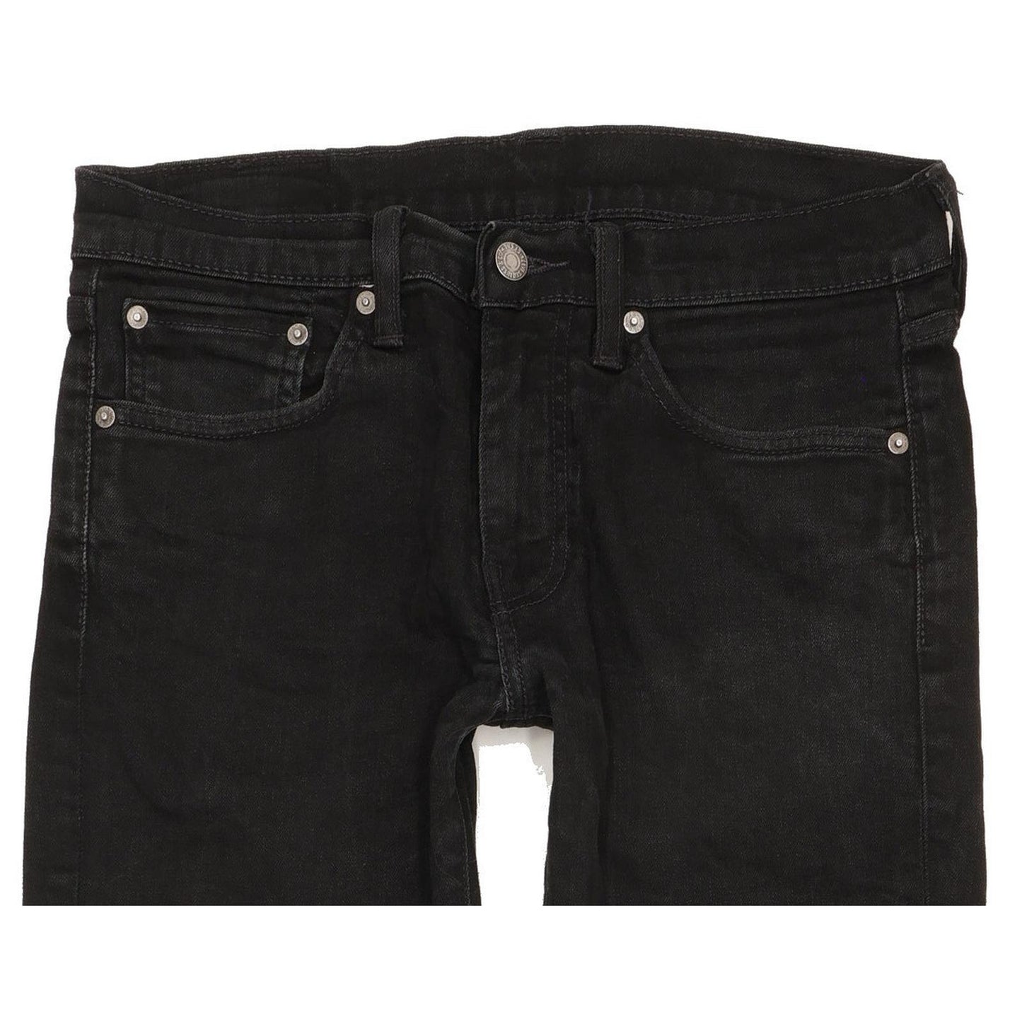 Levi's 511 Men Black Straight Slim Stretch Jeans W31 L33