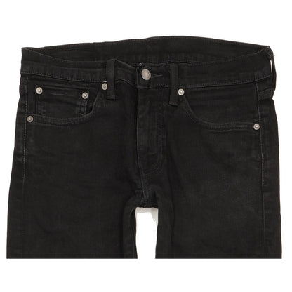 Levi's 511 Men Black Straight Slim Stretch Jeans W31 L33