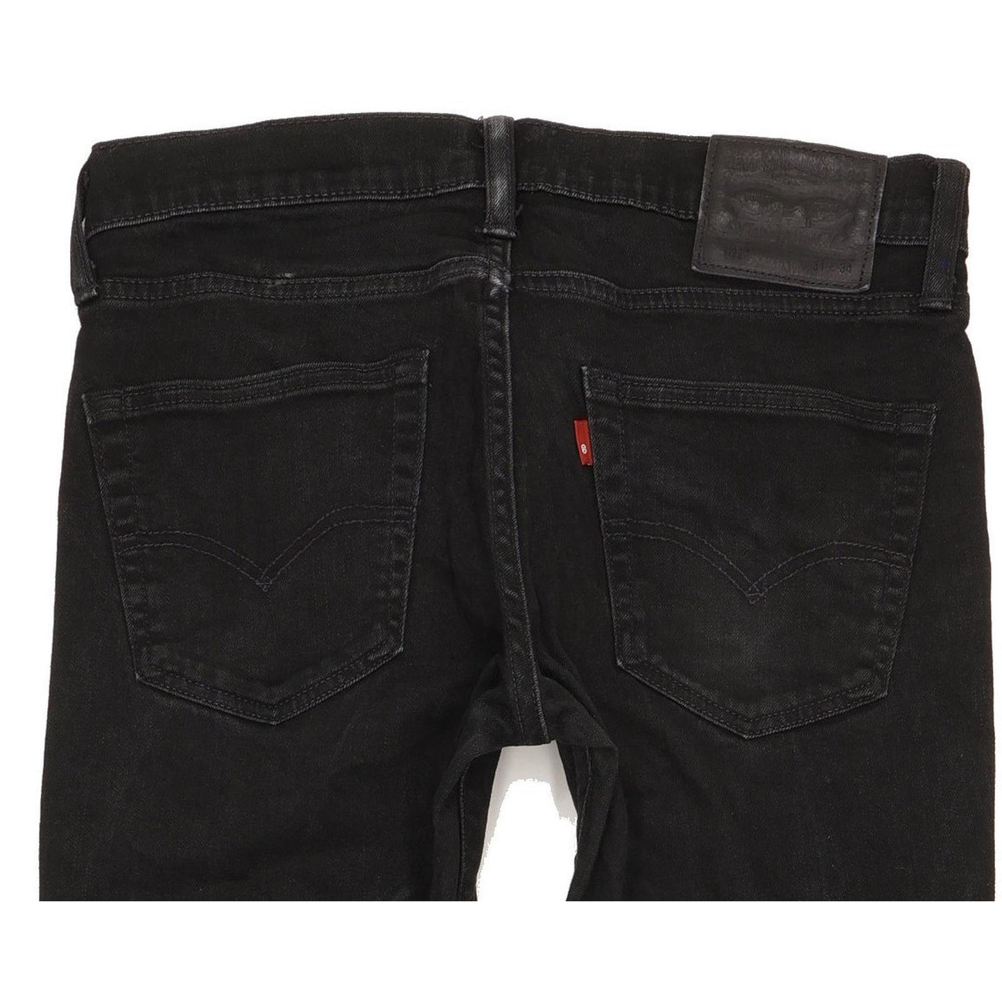 Levi's 511 Men Black Straight Slim Stretch Jeans W31 L33