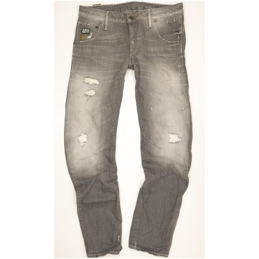 G-Star Arc 3D Men Grey Straight Slim Jeans W32 L32