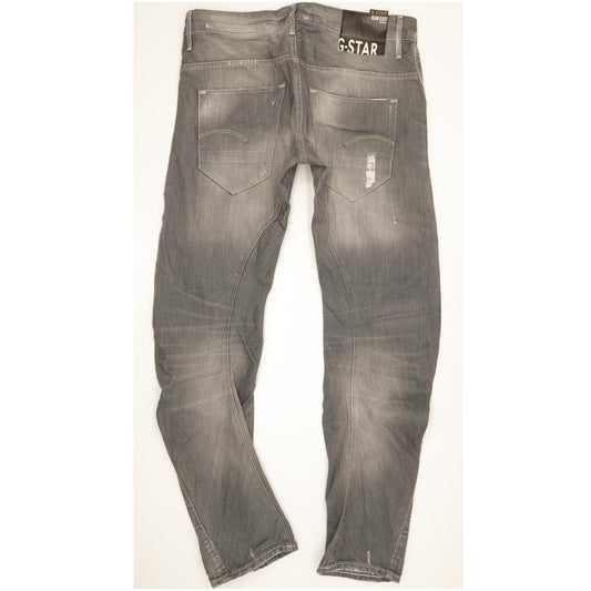 G-Star Arc 3D Men Grey Straight Slim Jeans W32 L32