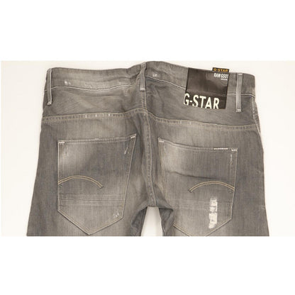 G-Star Arc 3D Men Grey Straight Slim Jeans W32 L32