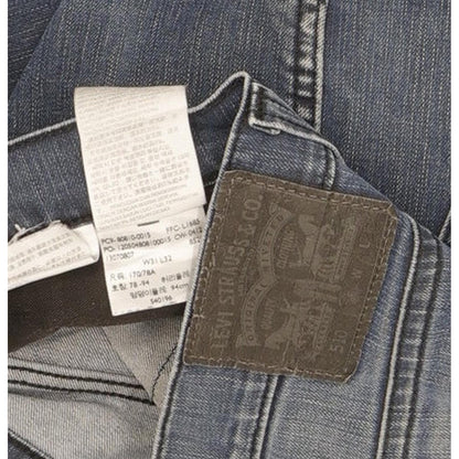 Levi's 510 Men Blue Skinny Slim Stretch Jeans W31 L30