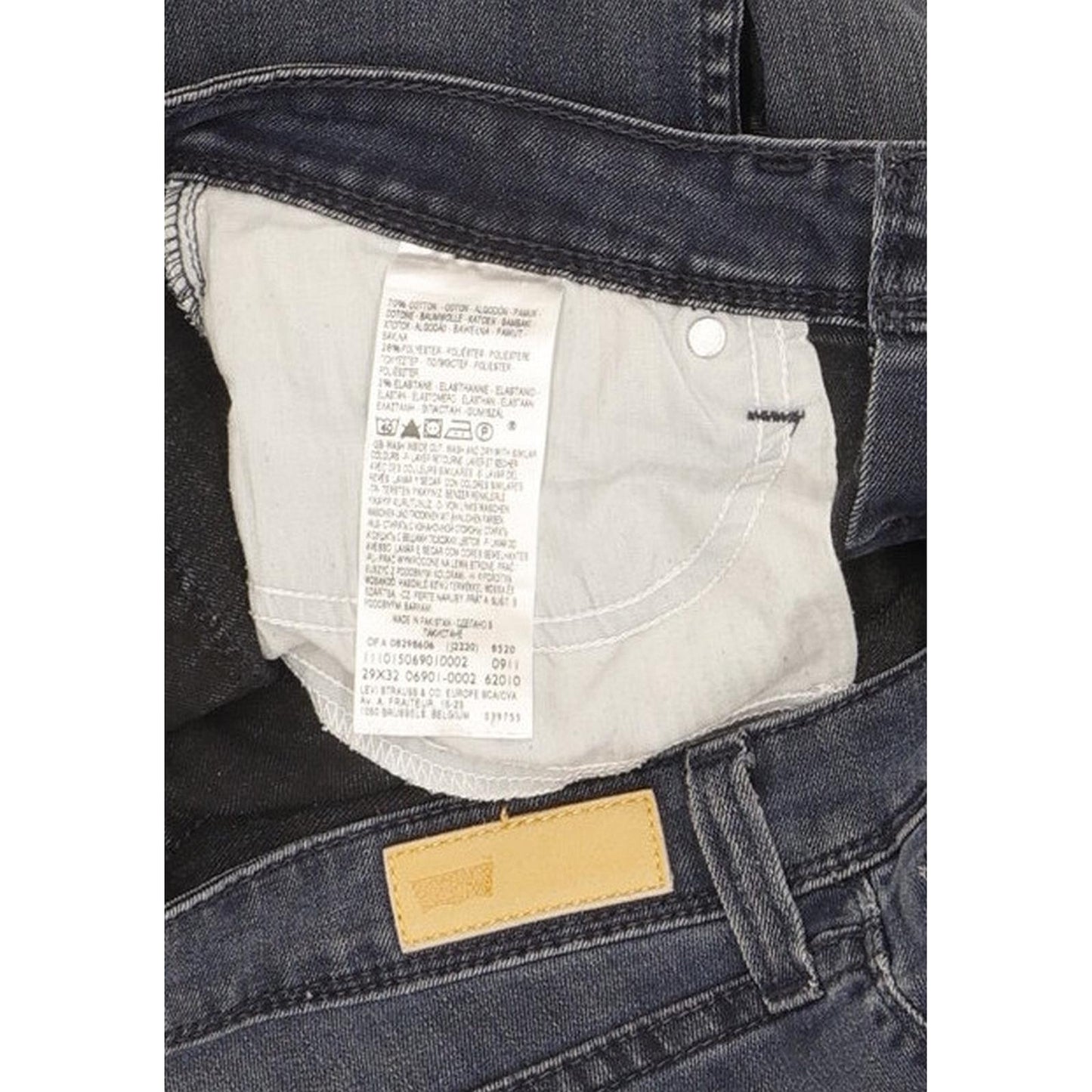 Levi's Slight Curve Women Blue Skinny Slim Stretch Jeans W29 L31