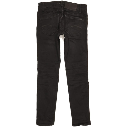 G-Star 3301 Men Black Skinny Slim Stretch Jeans W30 L30