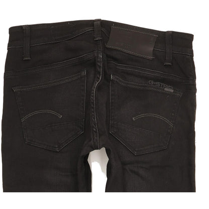 G-Star 3301 Men Black Skinny Slim Stretch Jeans W30 L30
