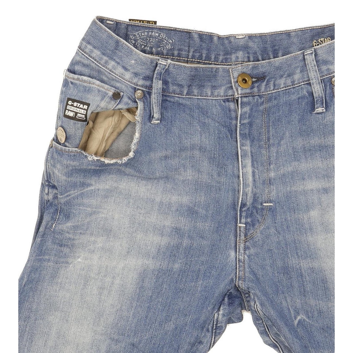 G-Star Arc 3D Men Blue Tapered Loose Jeans W31 L34