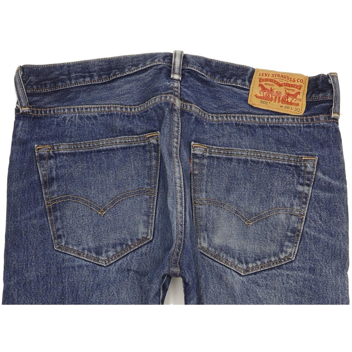 Levi's 501 Men Blue Straight Regular Jeans W36 L30