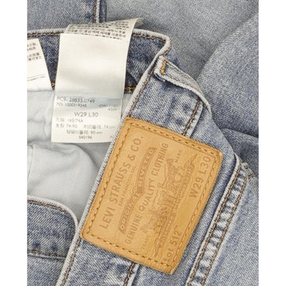Levi's 512 Men Blue Tapered Slim Jeans W29 L29