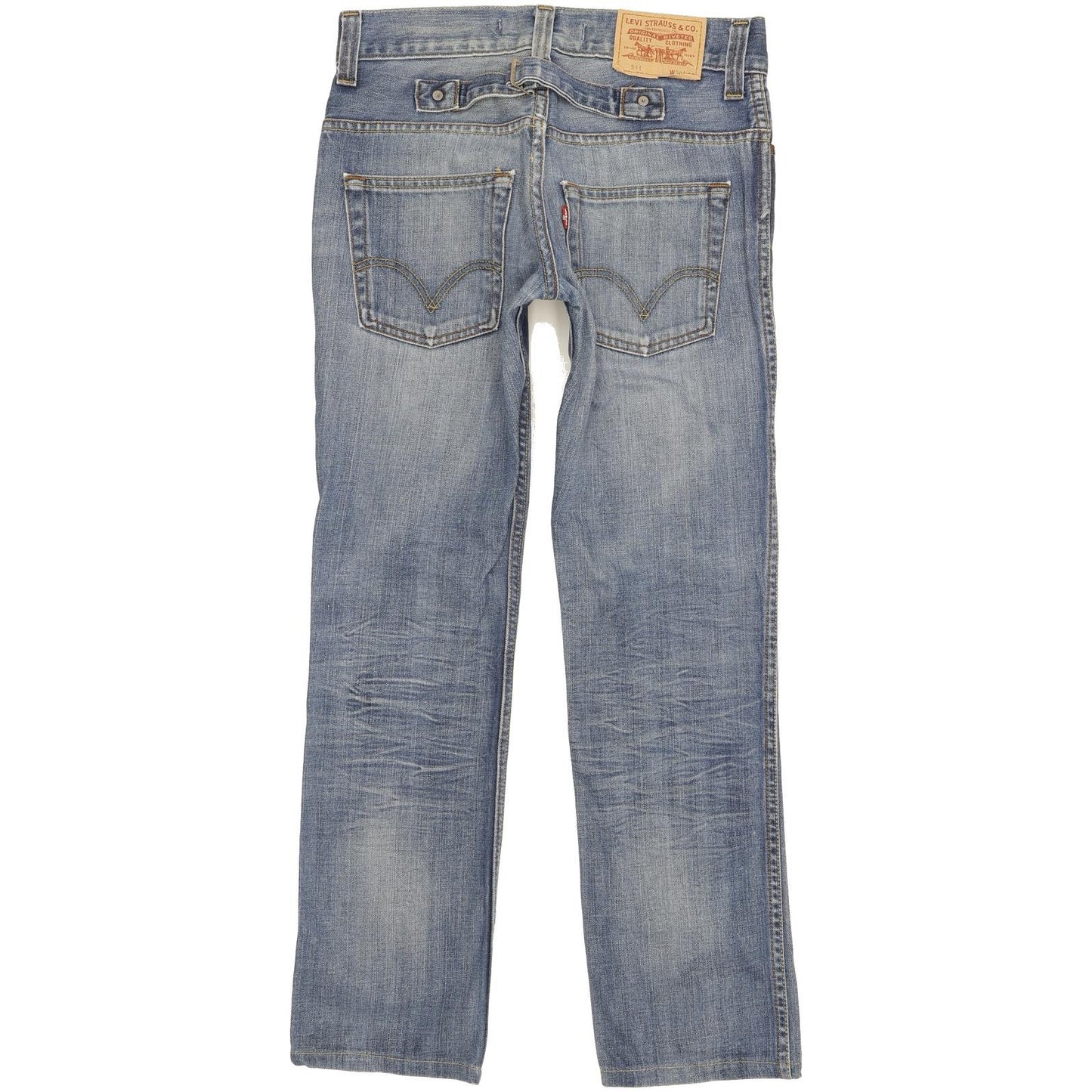 Levi's 511 Men Blue Straight Slim Jeans W30 L29