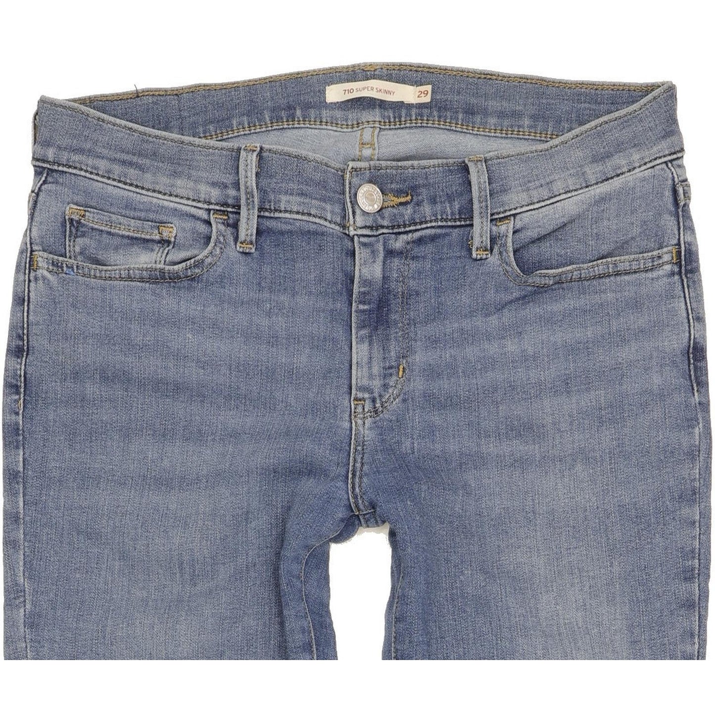 Levi's 710 Super Women Blue Skinny Slim Stretch Jeans W29 L32