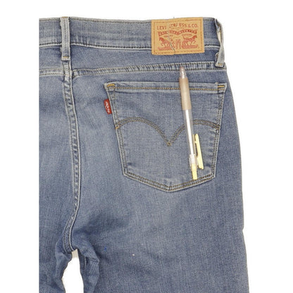 Levi's 710 Super Women Blue Skinny Slim Stretch Jeans W29 L32