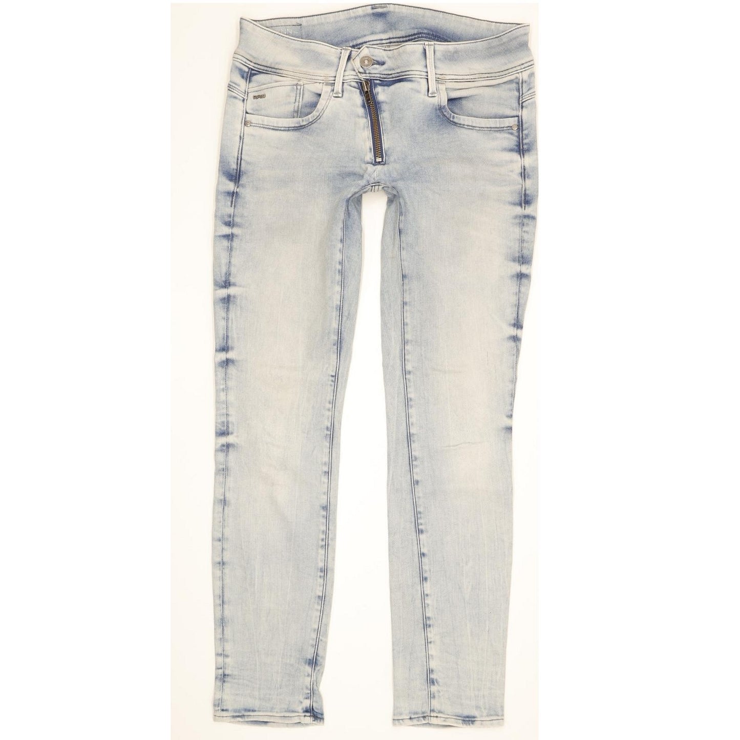G-Star Lynn Women Blue Skinny Slim Stretch Jeans W28 L29