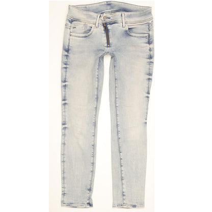 G-Star Lynn Women Blue Skinny Slim Stretch Jeans W28 L29