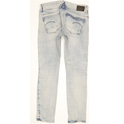 G-Star Lynn Women Blue Skinny Slim Stretch Jeans W28 L29