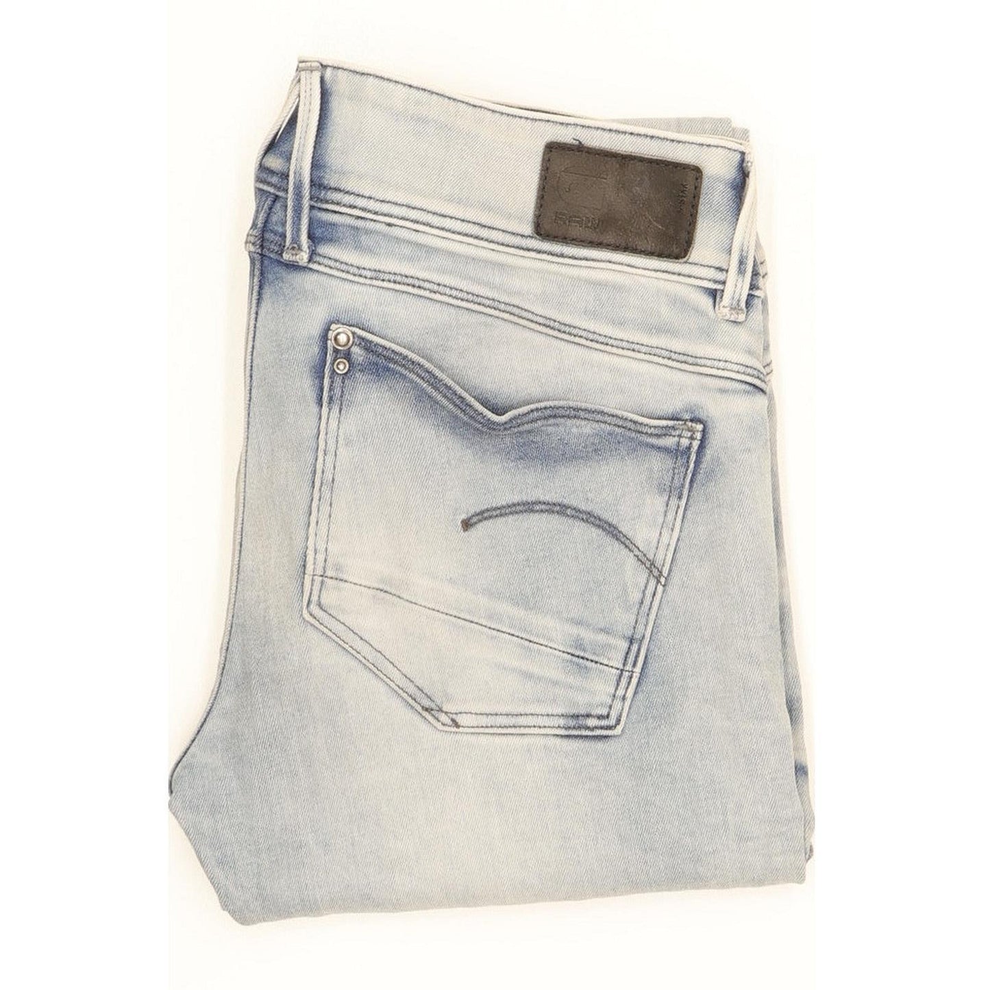 G-Star Lynn Women Blue Skinny Slim Stretch Jeans W28 L29