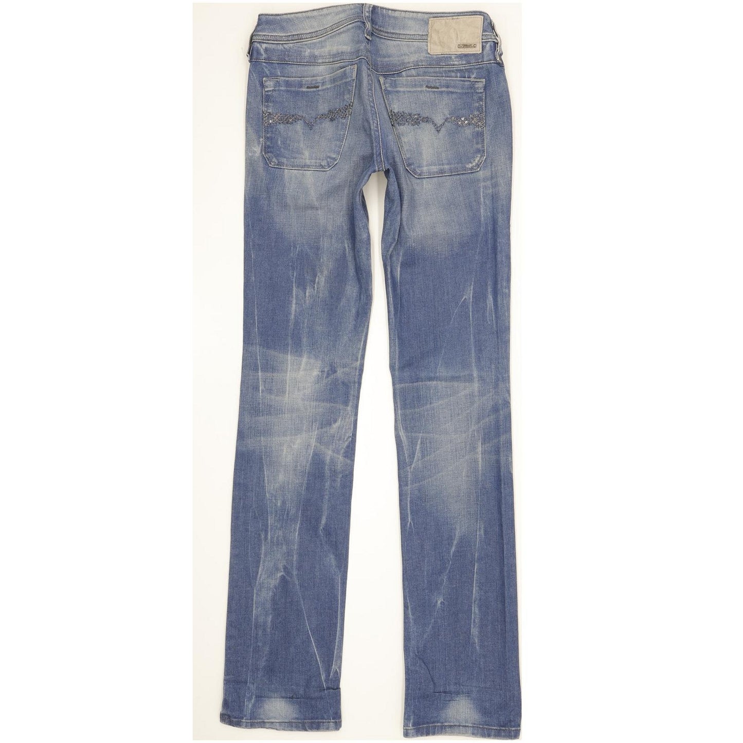 Diesel Lowky 008C2 Women Blue Straight Slim Stretch Jeans W26 L32