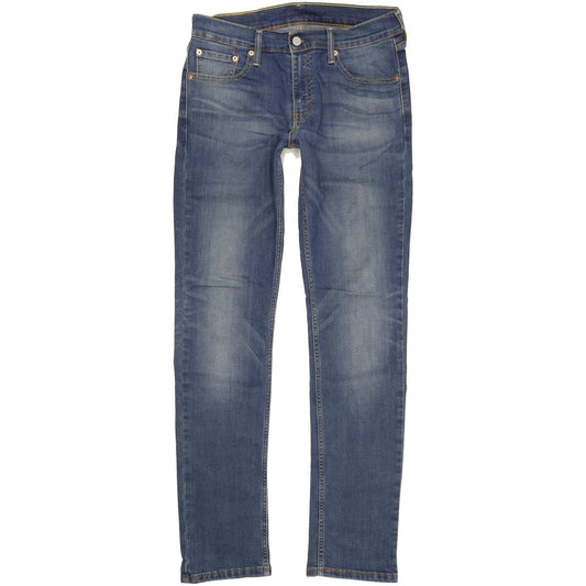 Levi's 511 Men Blue Straight Slim Jeans W30 L33