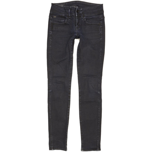 G-Star Lynn Women Navy Skinny Slim Stretch Jeans W25 L30