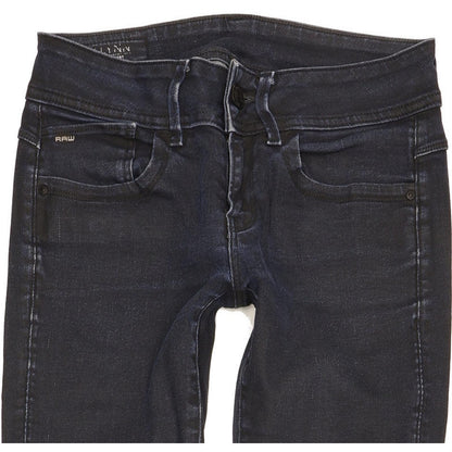 G-Star Lynn Women Navy Skinny Slim Stretch Jeans W25 L30
