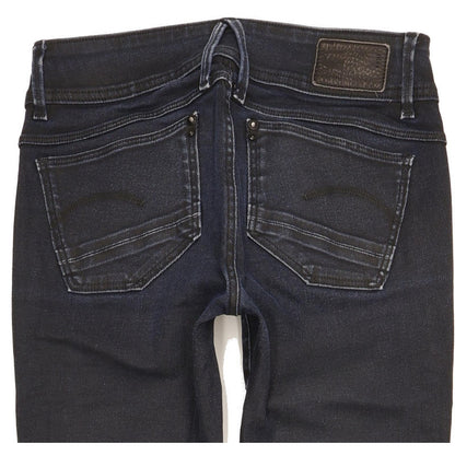 G-Star Lynn Women Navy Skinny Slim Stretch Jeans W25 L30
