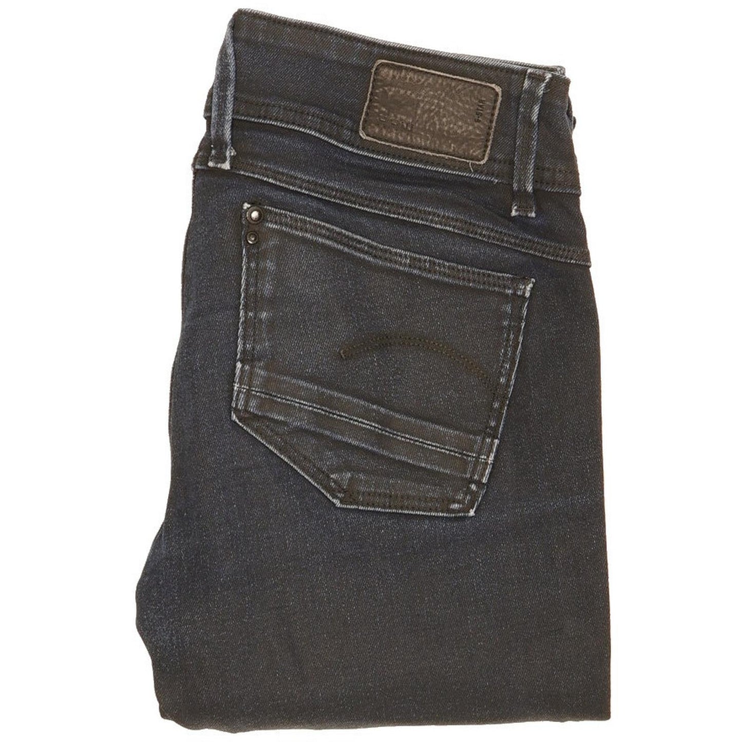 G-Star Lynn Women Navy Skinny Slim Stretch Jeans W25 L30
