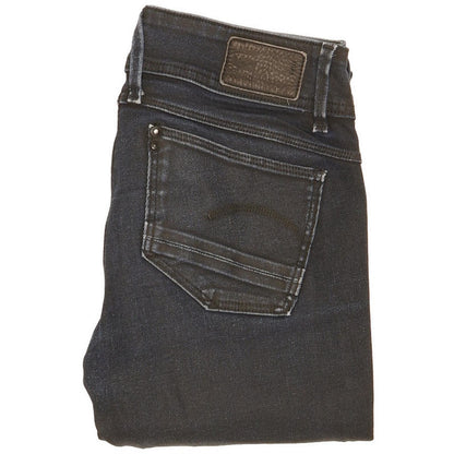 G-Star Lynn Women Navy Skinny Slim Stretch Jeans W25 L30