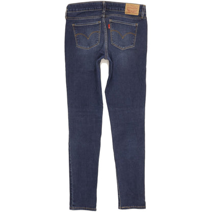 Levi's 711 Women Blue Skinny Slim Jeans W28 L30