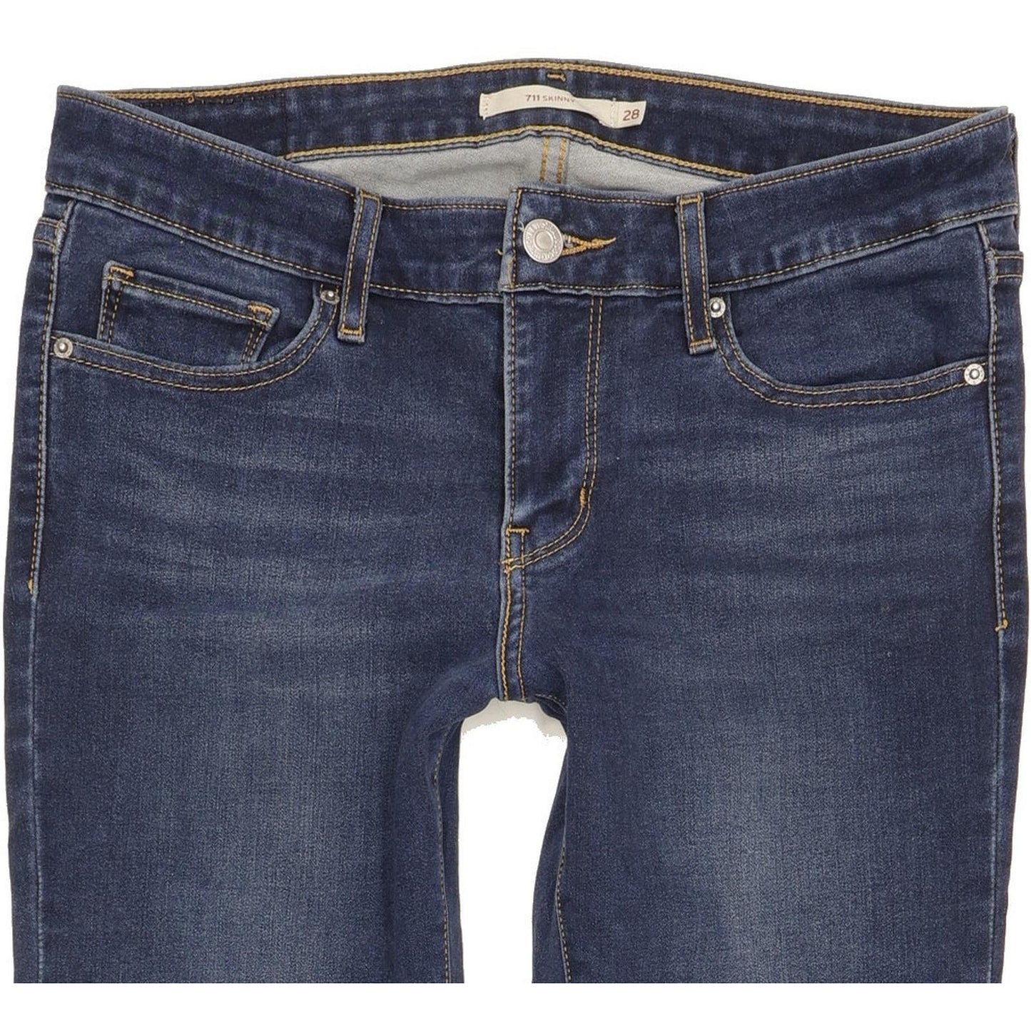 Levi's 711 Women Blue Skinny Slim Jeans W28 L30