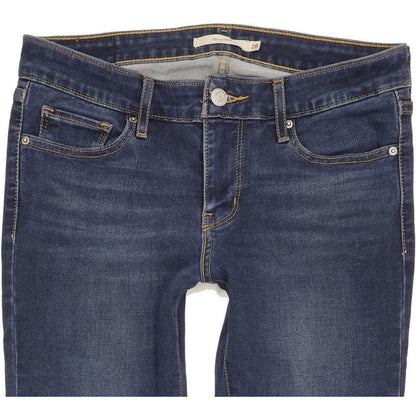 Levi's 711 Women Blue Skinny Slim Jeans W28 L30