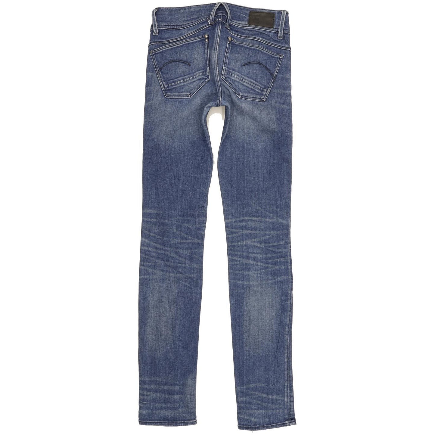 G-Star Lynn Women Blue Straight Slim Stretch Jeans W24 L32